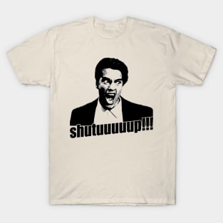 Shut Up! Black Stencil T-Shirt